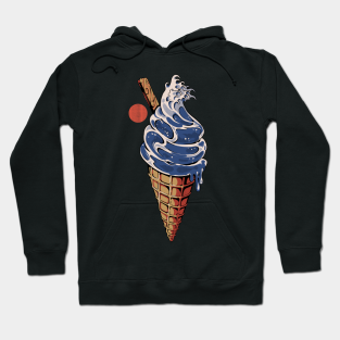 Ice Cream Hoodie - Great Ice cream by Ilustrata